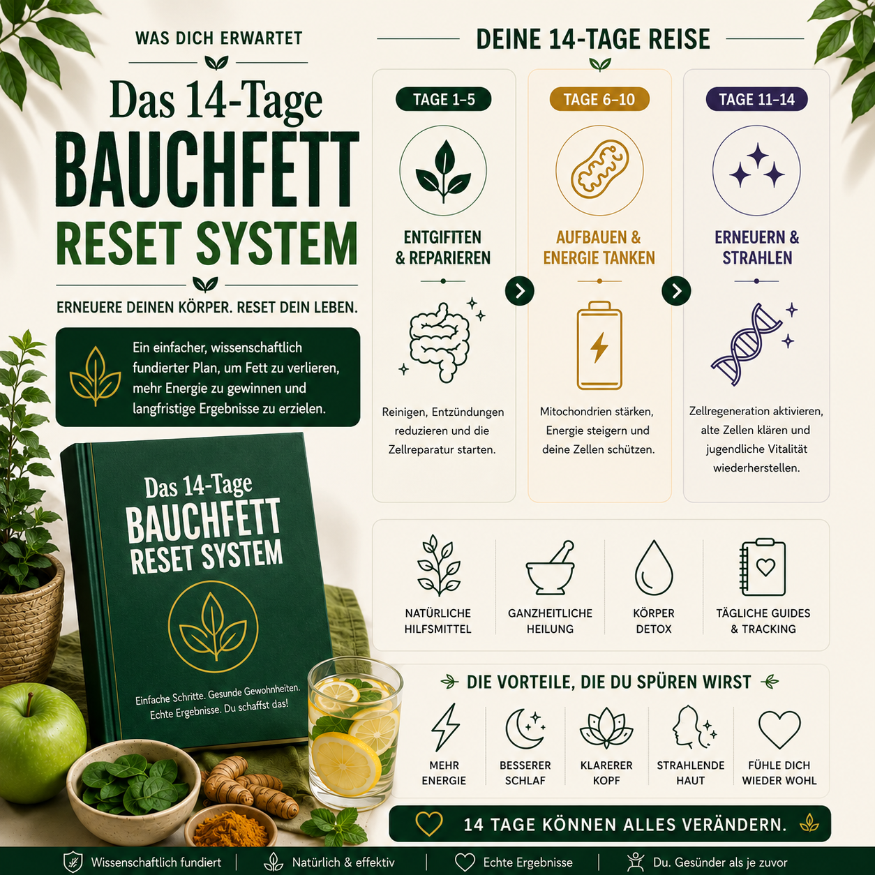 14-Tage Bauchfett Reset System