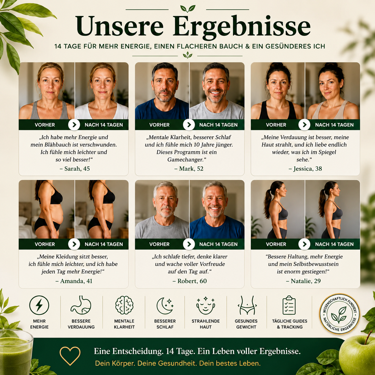 14-Tage Bauchfett Reset System